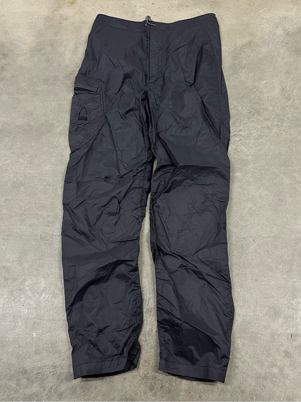 Men's Black Cargo Pants with Side Utility Pocket